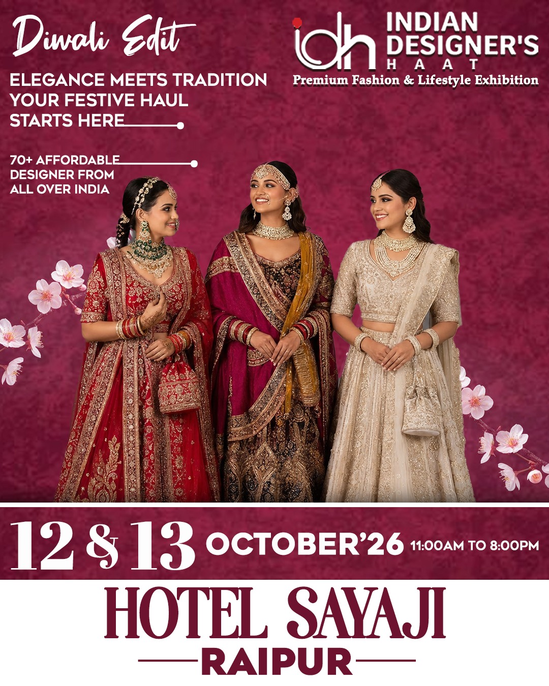 IDH Raipur Exhibition 12th and 13th October 2026